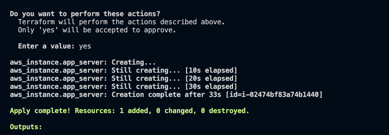 AWS Secrets Manager terraform apply