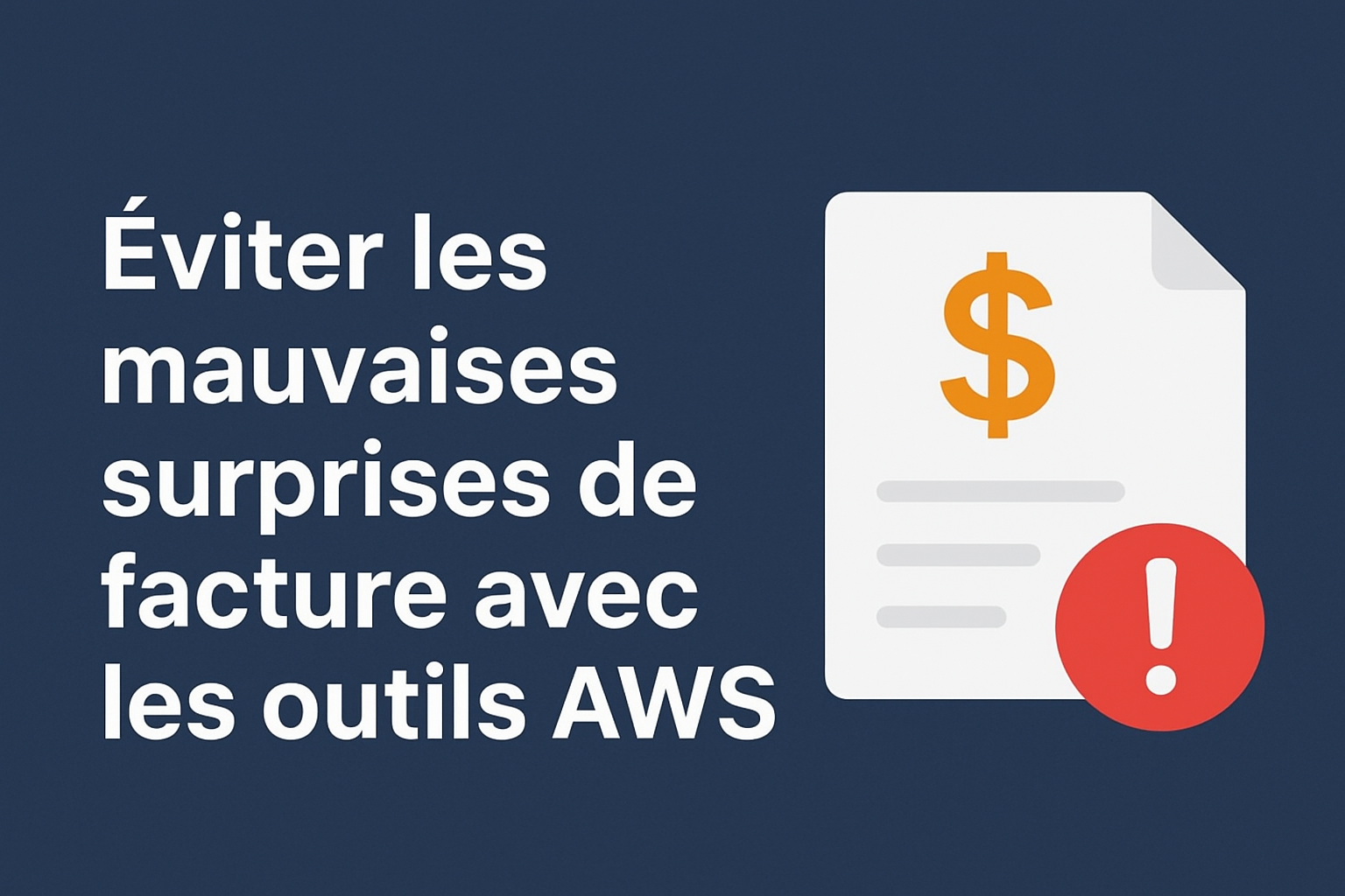 Introduction coûts AWS