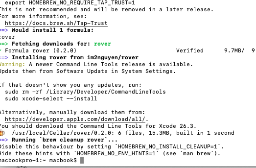 Installation d'outils CLI de visualisation Terraform via Homebrew