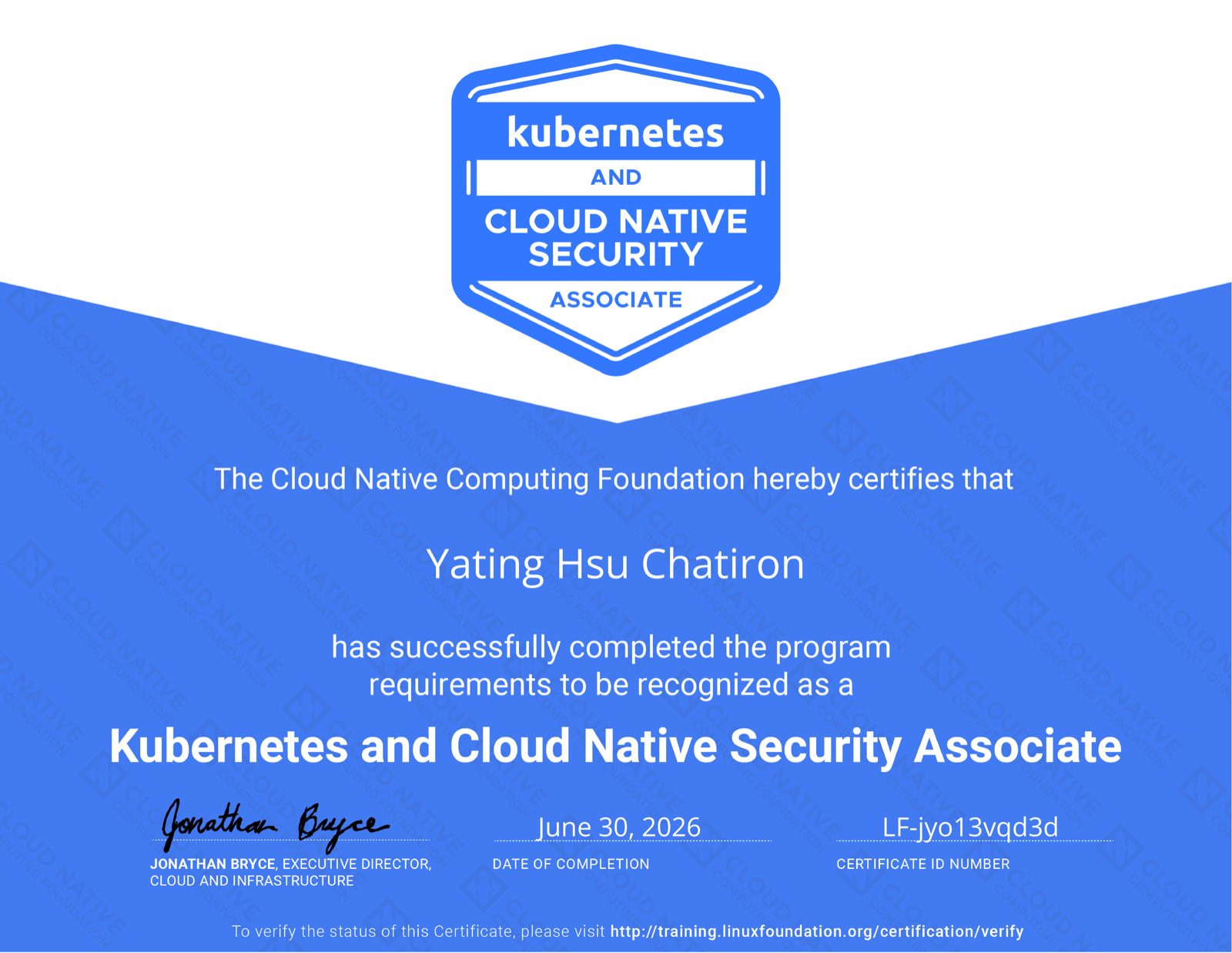 KCSA Kubernetes and Cloud Native Security Associate Certificate